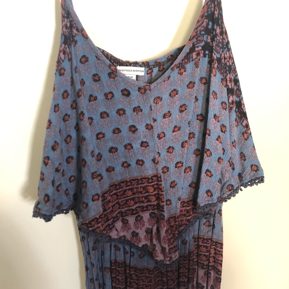 Backless Patterned Maxi